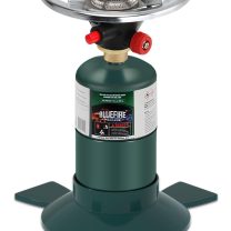 KOMAN Camping Stove Propane, Single Burner Propane Stove,Portable Stove,Propane Burner Camping with Button Starter,10000BTU Backpacking Stove for Outdoor Cooking, Hiking(Fuel not included)